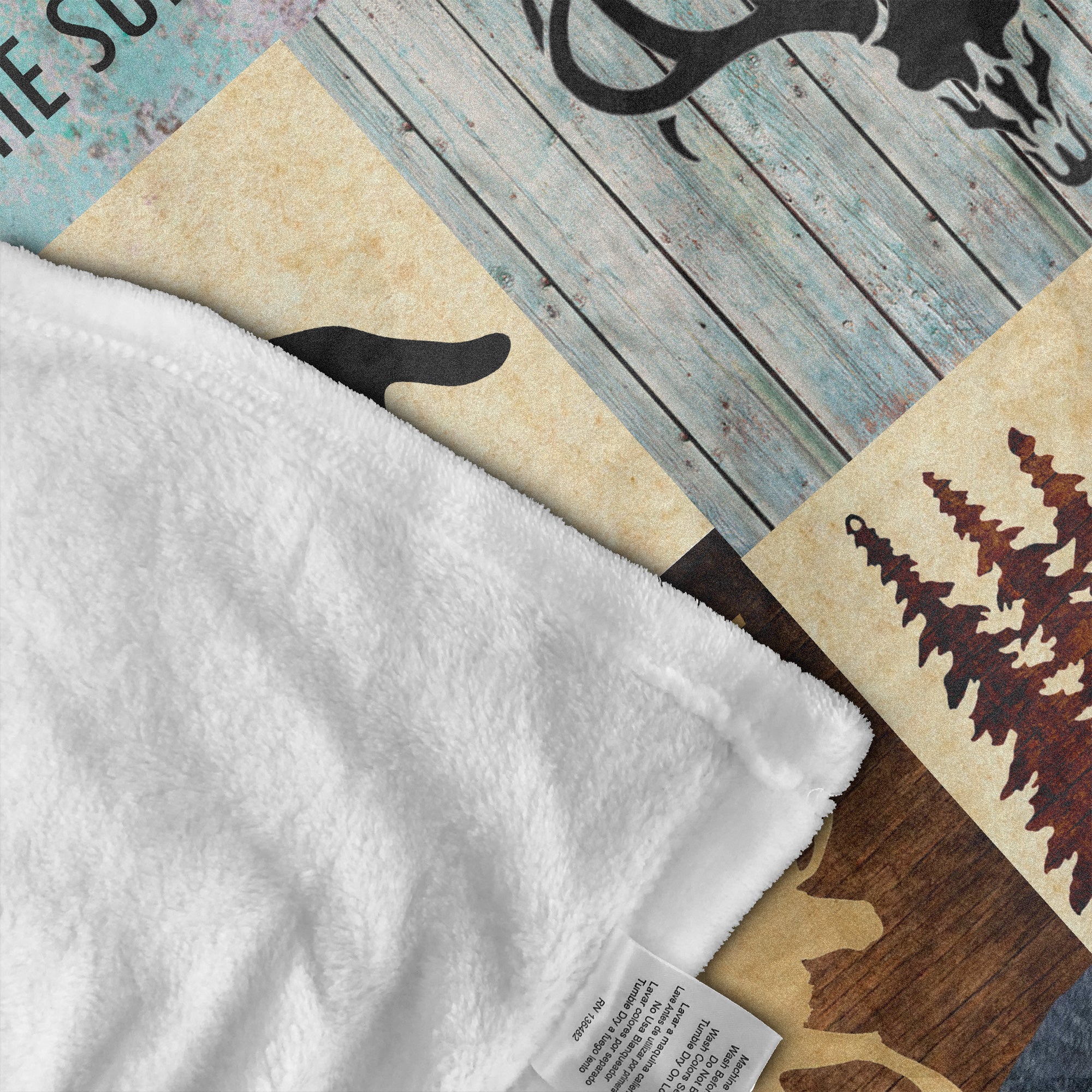 Rustic Moose Lodge Blanket – Cozy Cabin & Lakehouse Decor for Outdoor Lovers