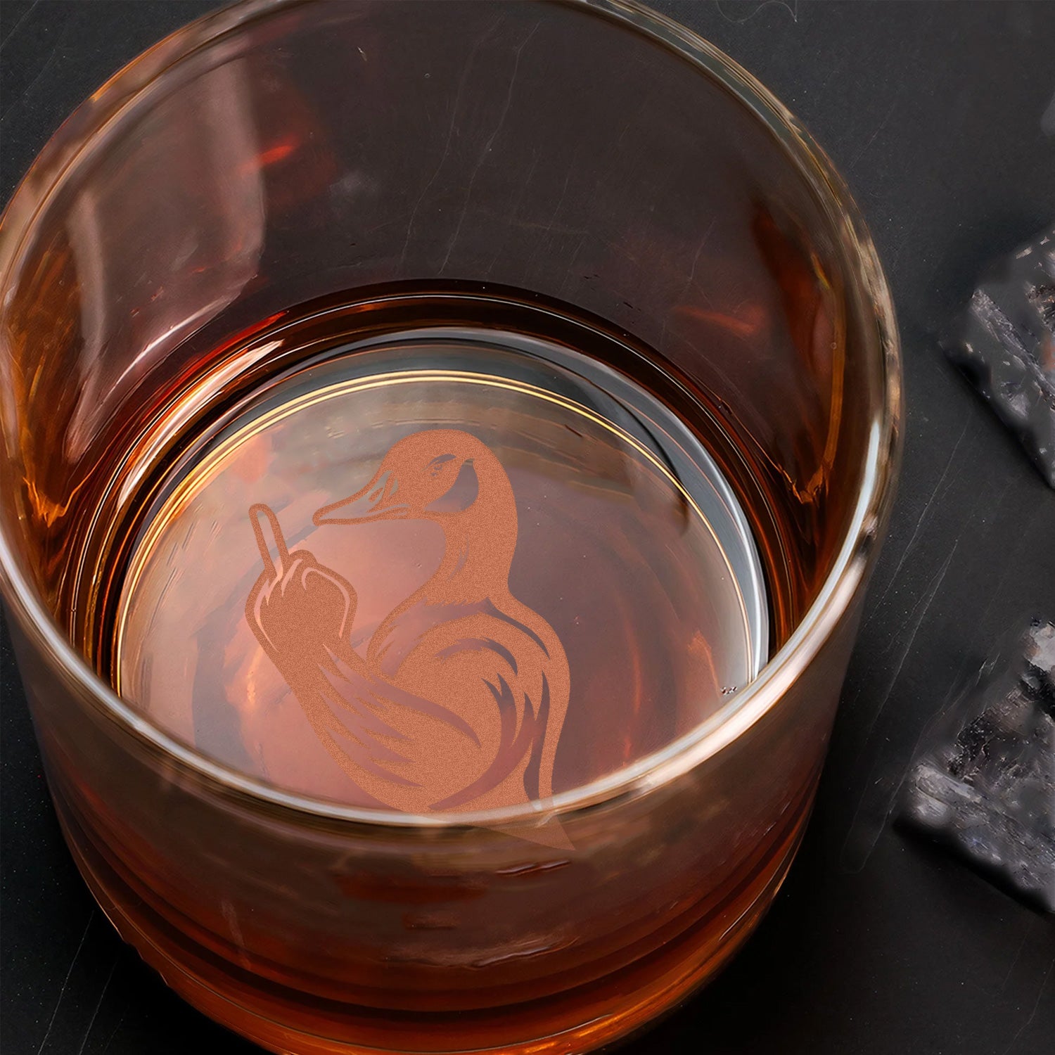 Goose Hunting Engraved Whiskey Glass – Funny Whiskey Glass 2025 Limited Edition for Hunters & Drinking Lovers