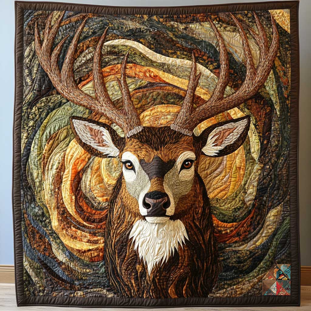 Noble Deer Quilt Blanket