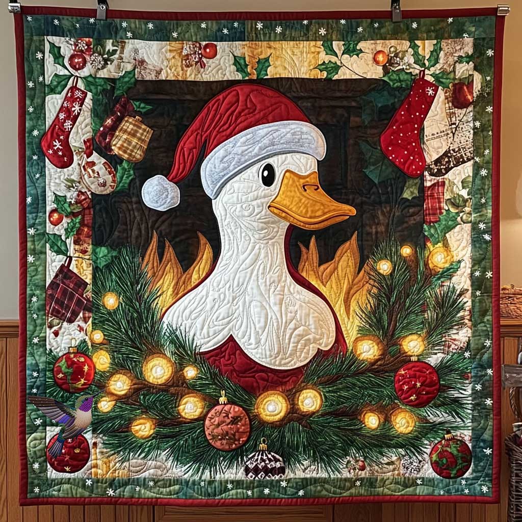 Duck Noel Quilt Blanket