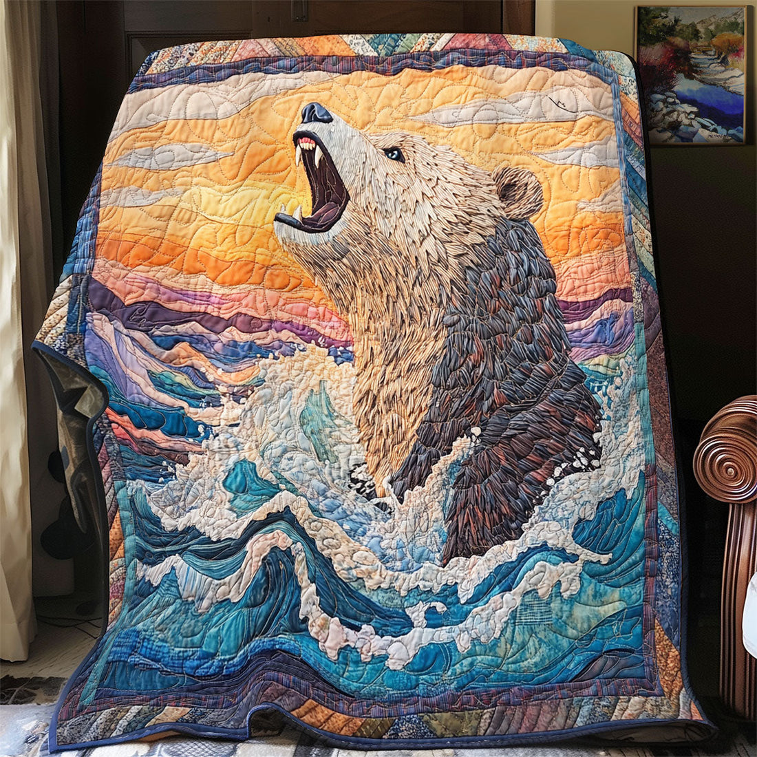 Bear Sea Quilt Blanket