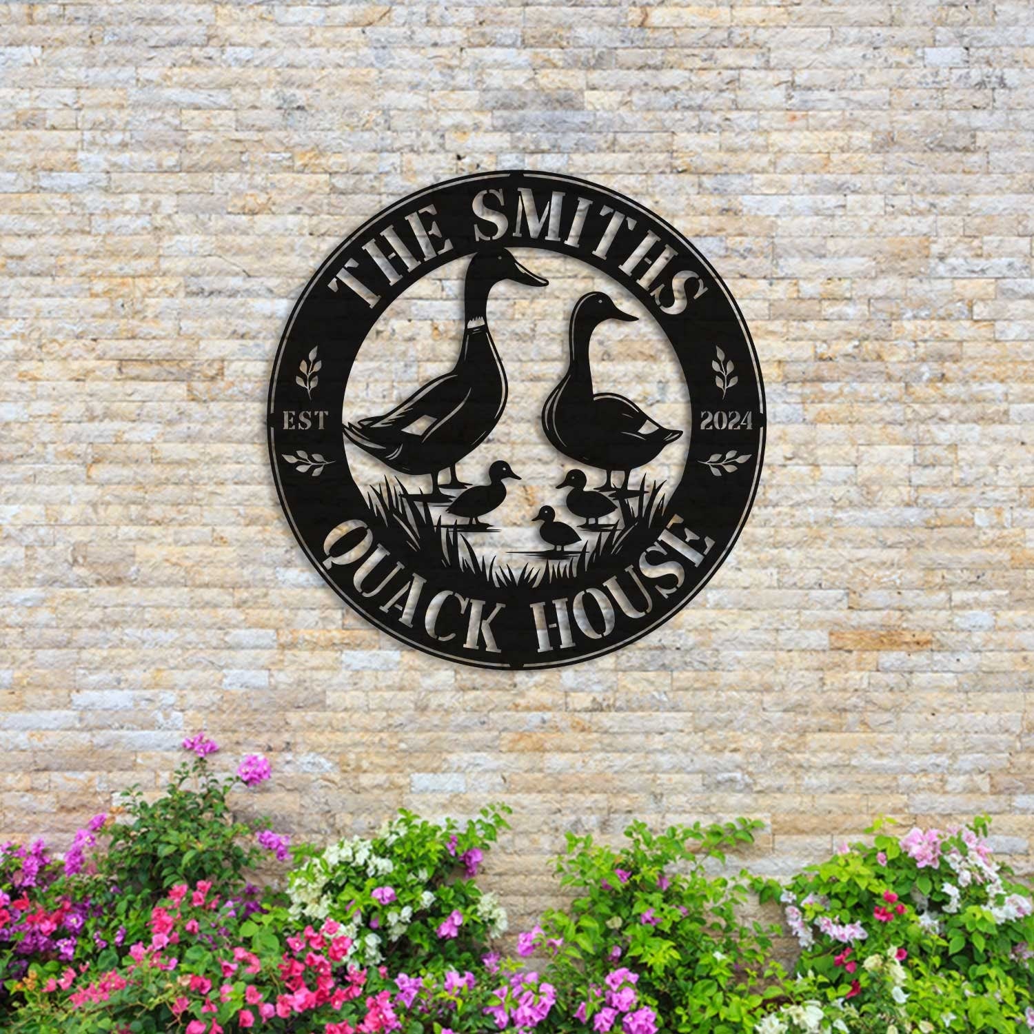 Custom Duck Farm Metal Sign, Duck Quack House sign, Farmhouse Decor ...