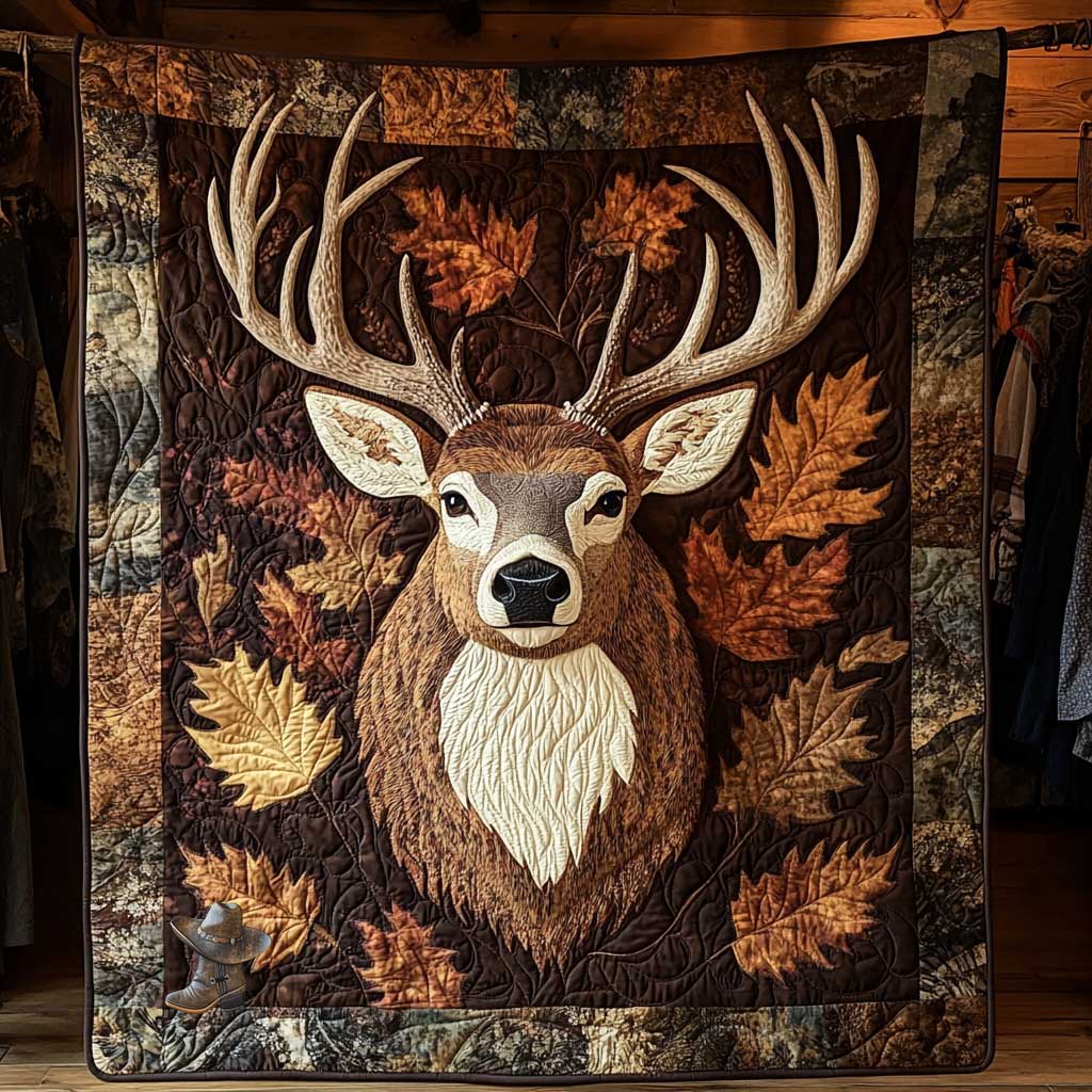 Deer Haven Quilt Blanket