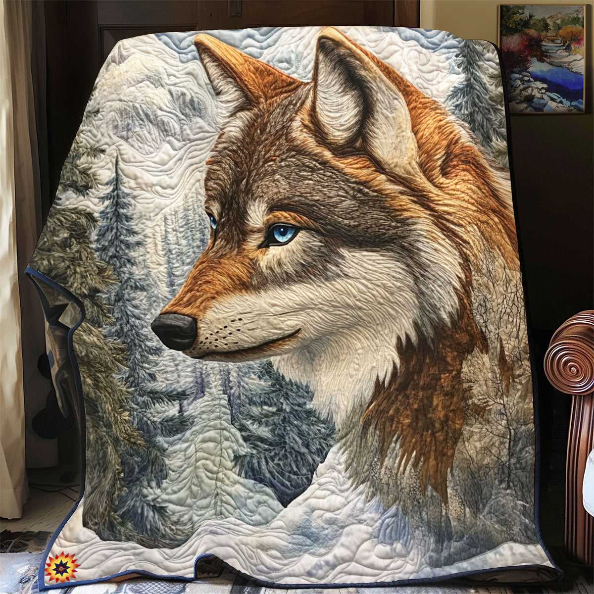 Wolf Heartland Comfort Quilt Blanket
