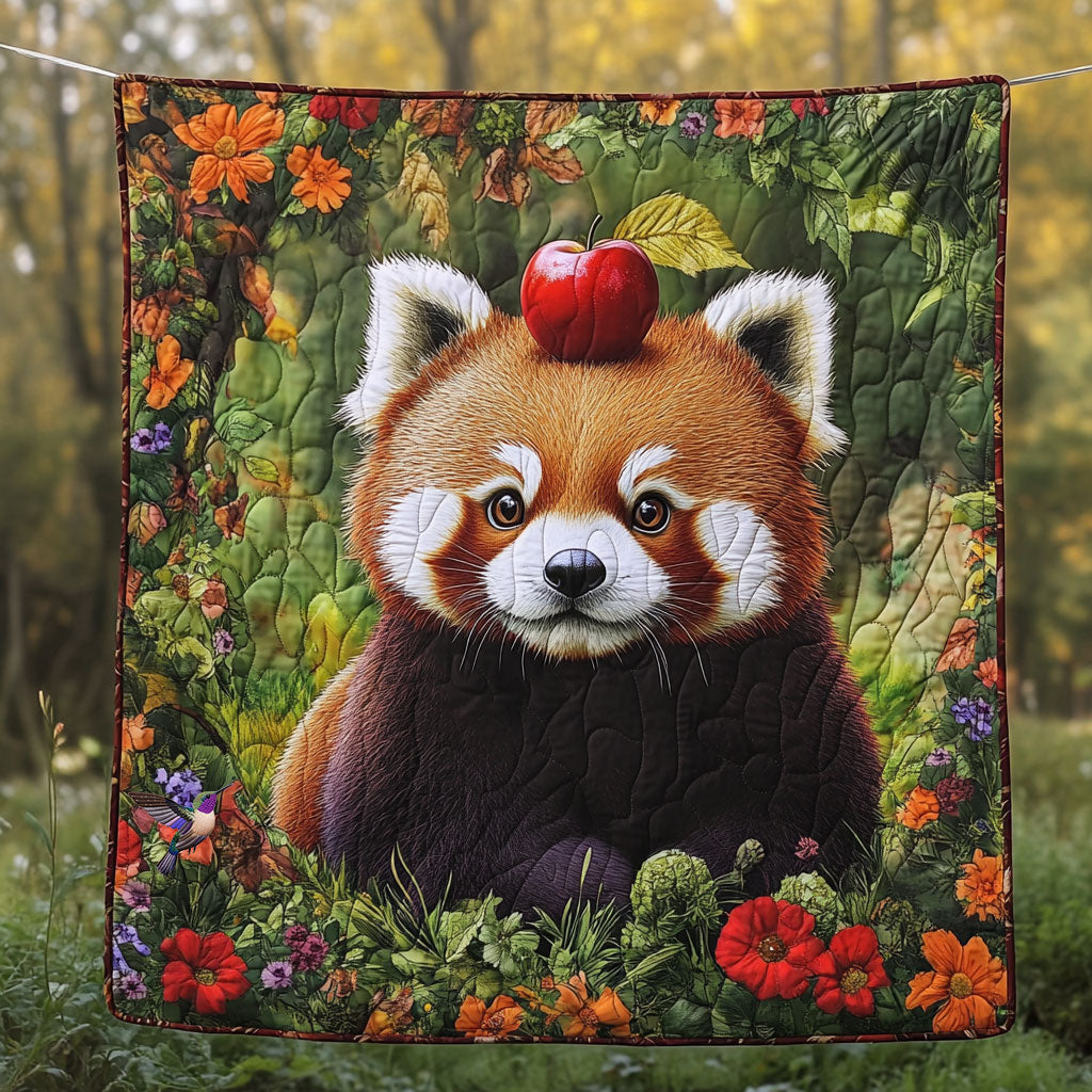 Red Panda Woodland Comfort Quilt Blanket