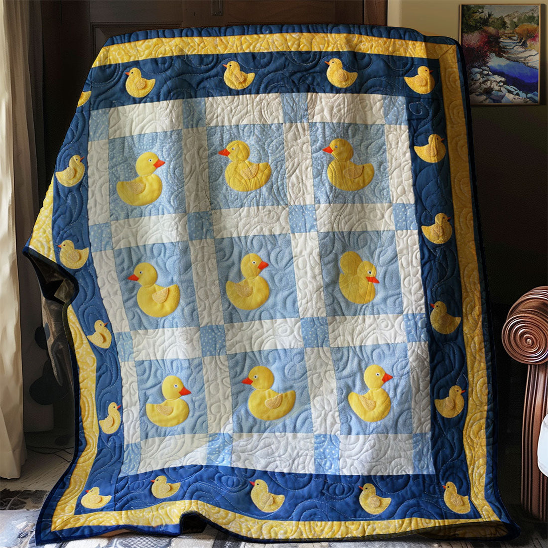Baby Duck Quiet Moments Quilt Blanket