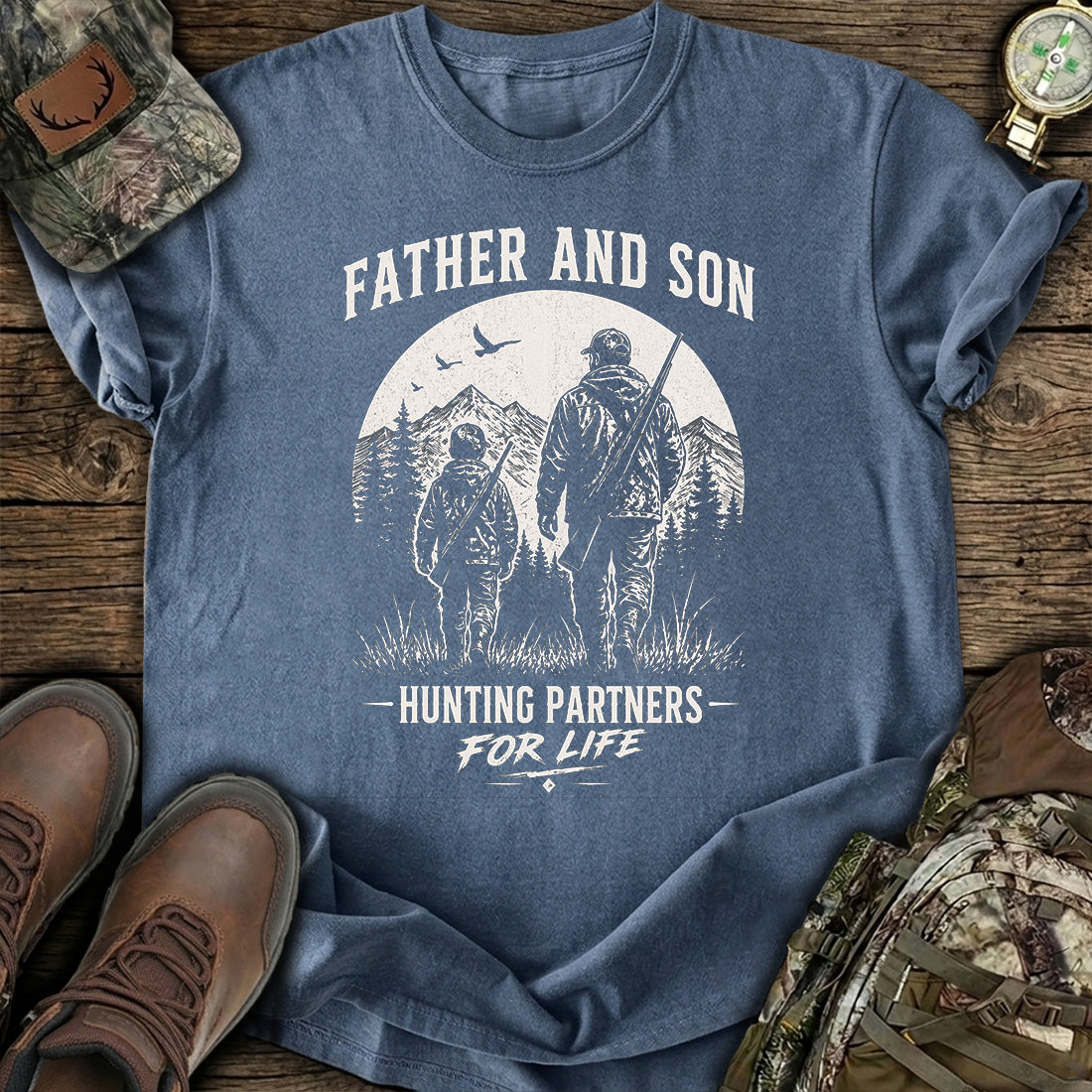 Father Son Hunting Partners T-Shirt