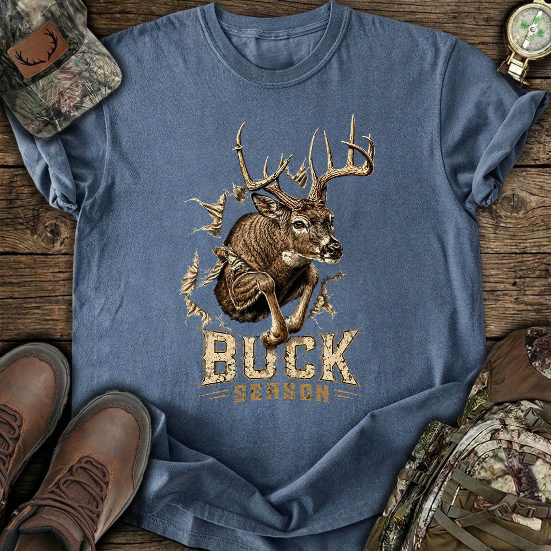 Buck Season Deer Hunting T-Shirt