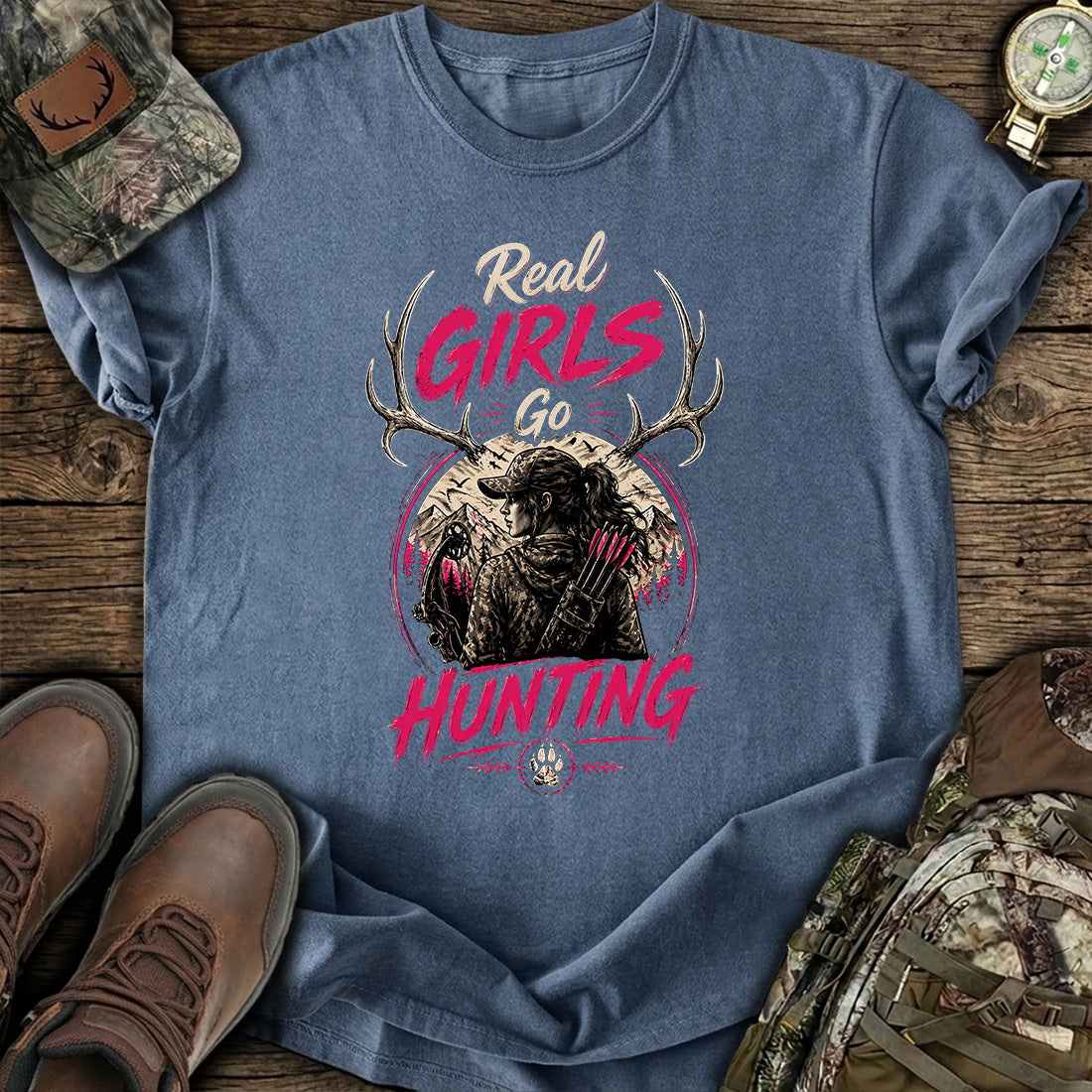 Real Girls Go Hunting T-Shirt