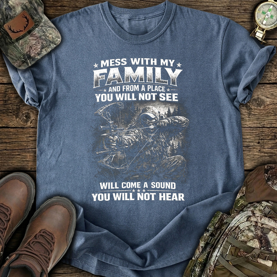 Bow Hunting Family Quote T-Shirt
