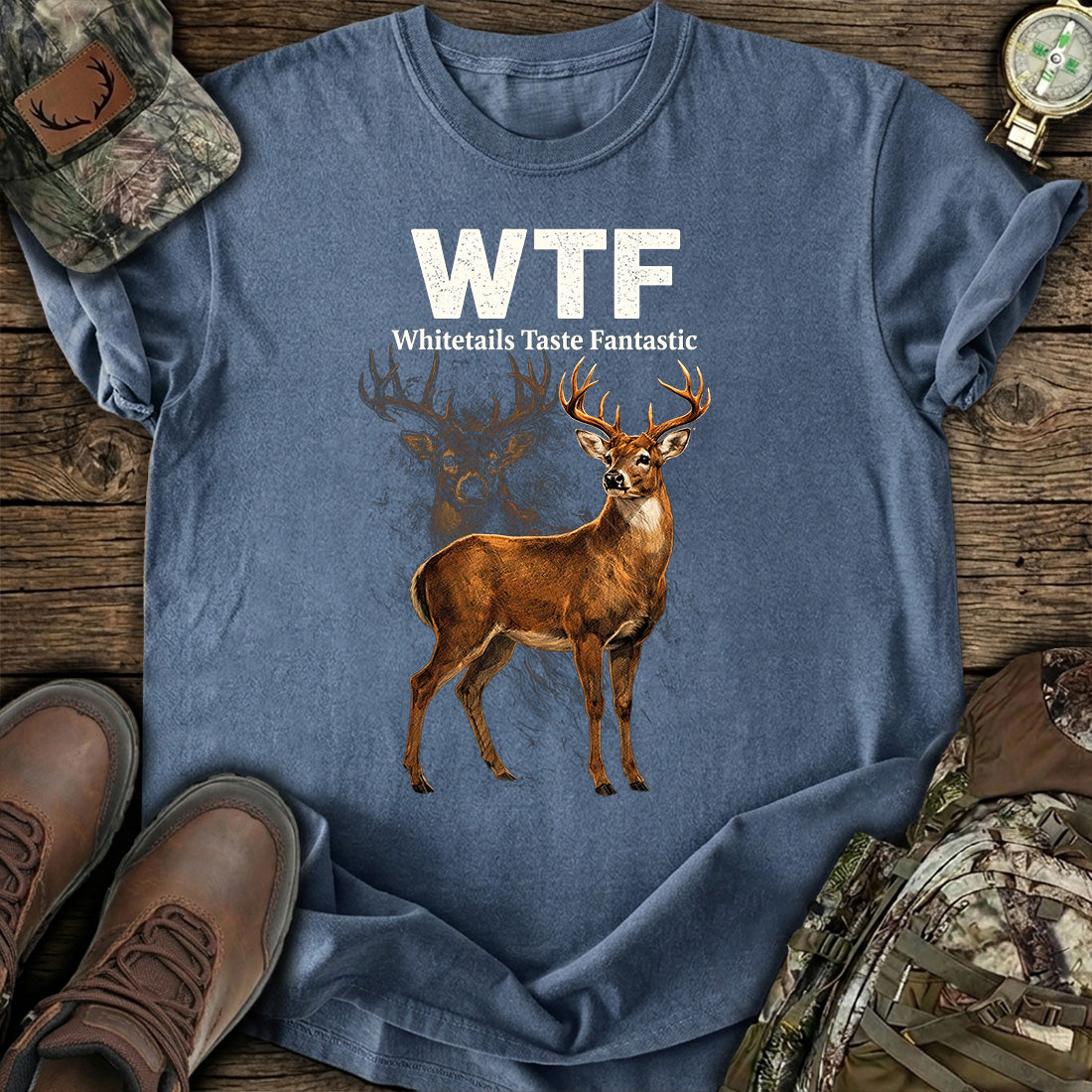 Whitetail Deer Funny Hunting T-Shirt