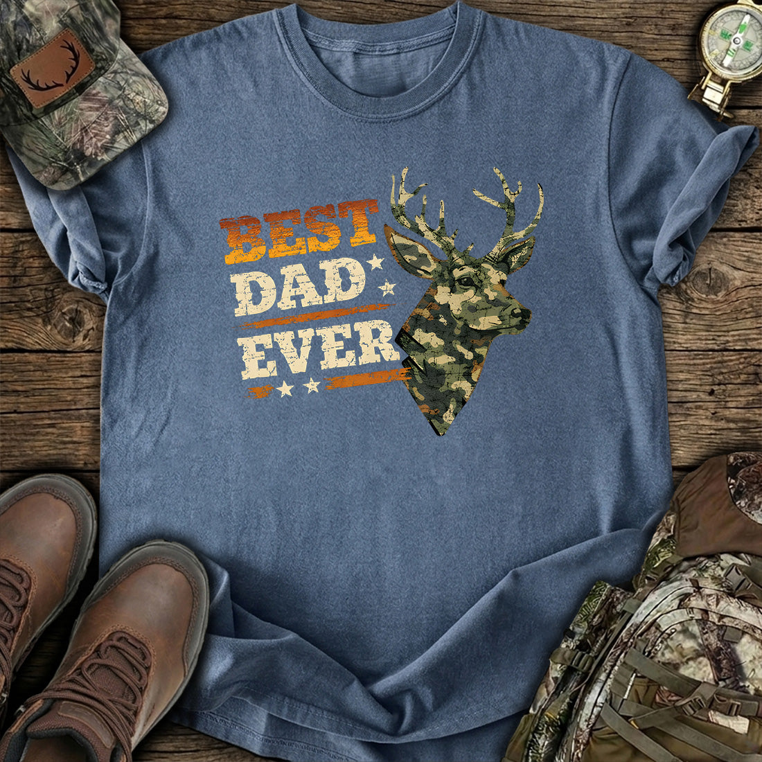 Best Dad Ever Deer T-Shirt