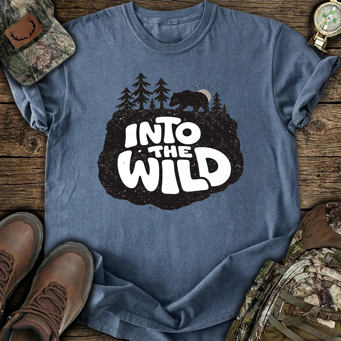 Into The Wild Bear Forest T-Shirt