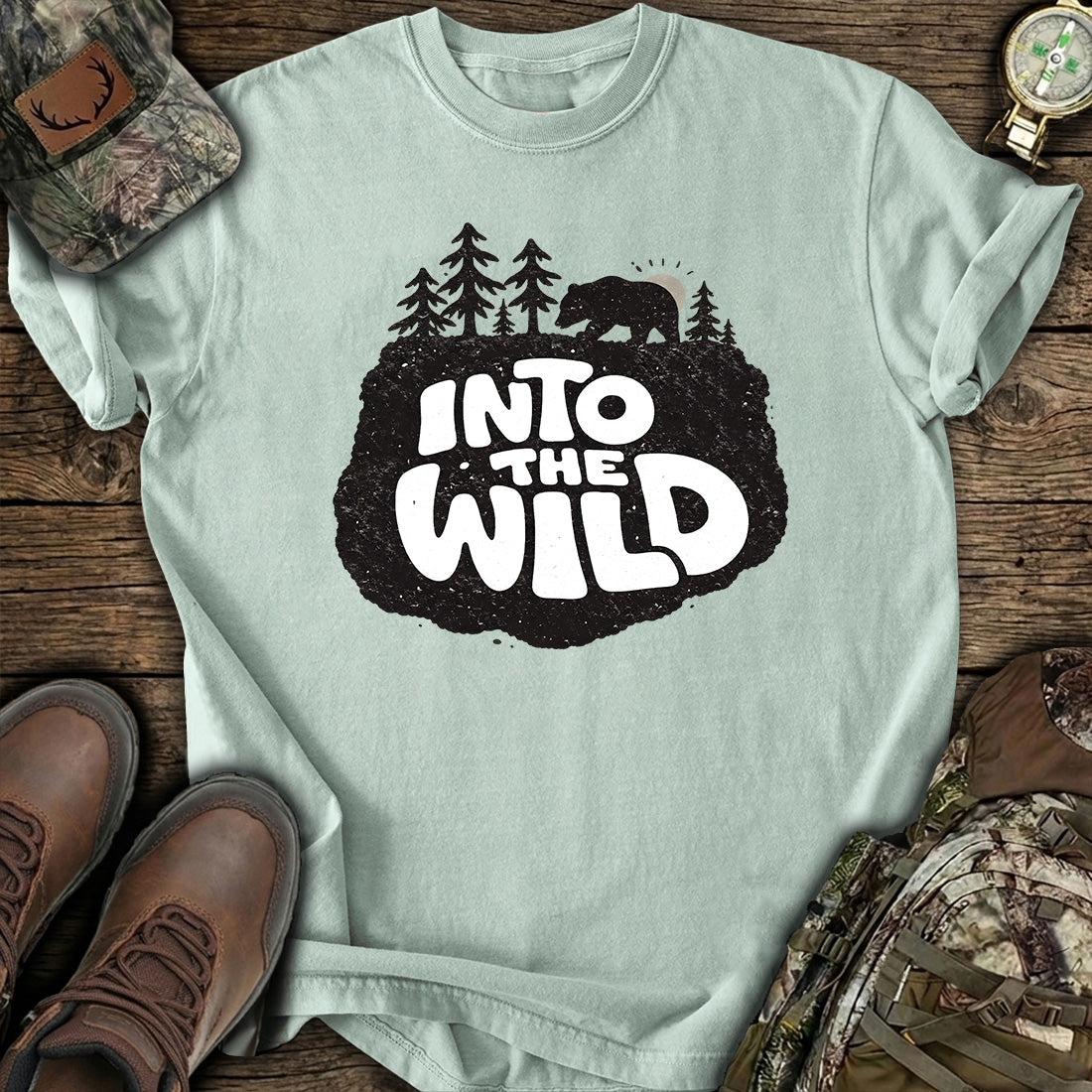 Into The Wild Bear Forest T-Shirt
