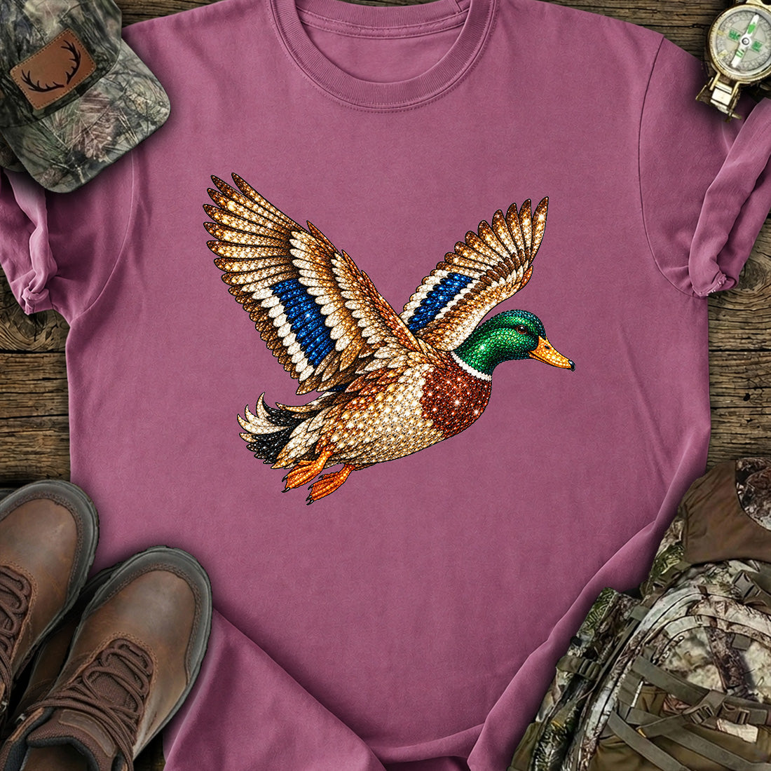 Golden Mallard Flight T-Shirt