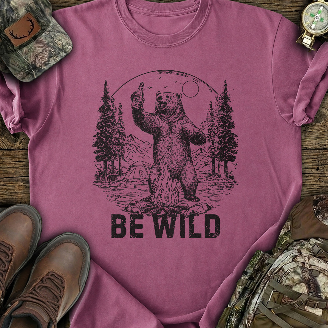 Be Wild Bear T-Shirt