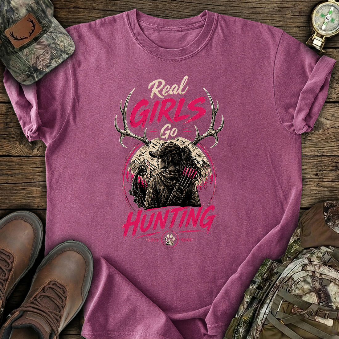 Real Girls Go Hunting T-Shirt