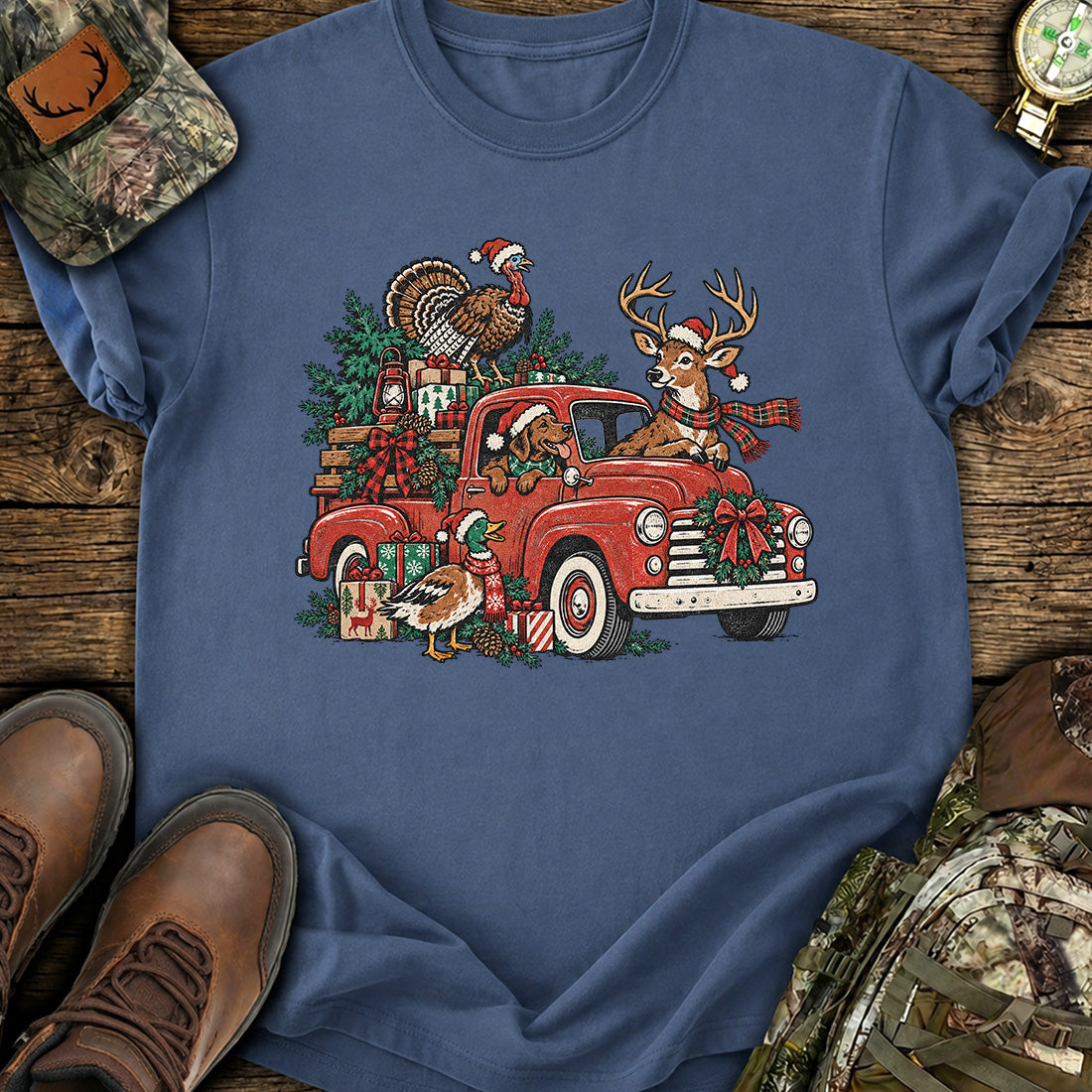 Christmas Truck Hunters T-Shirt