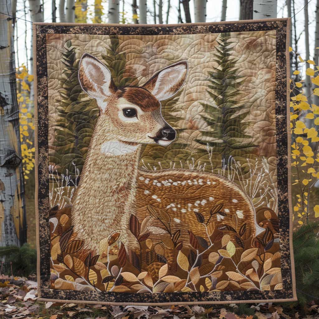 Deer Quilt Blanket