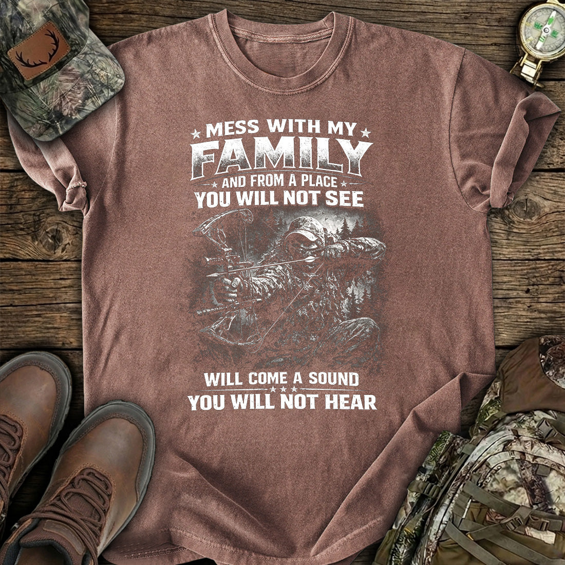 Bow Hunting Family Quote T-Shirt