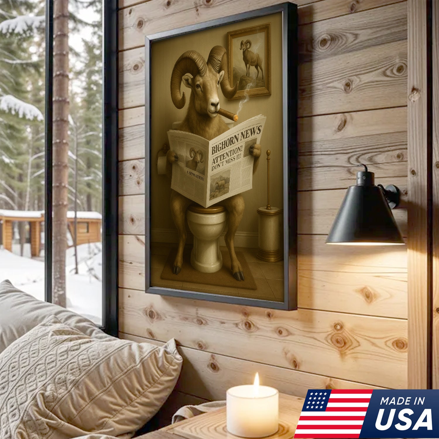 STYLE:Framed Matte Canvas