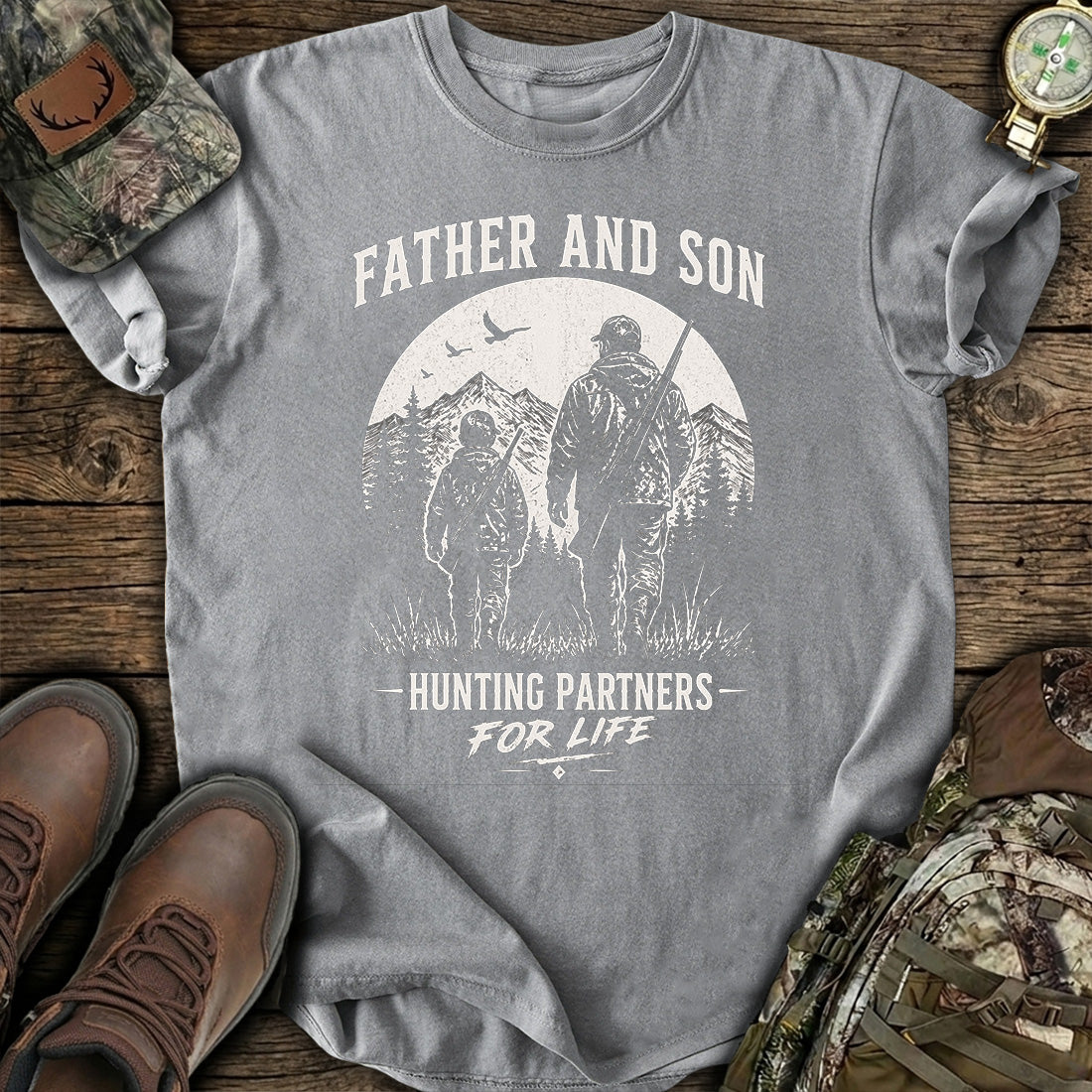 Father Son Hunting Partners T-Shirt