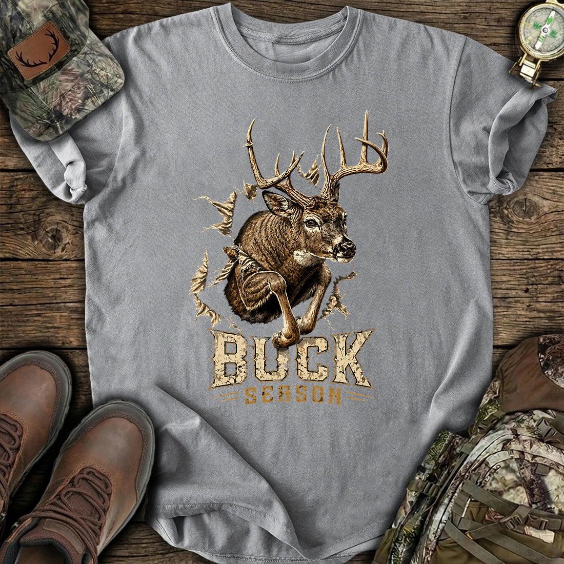 Buck Season Deer Hunting T-Shirt