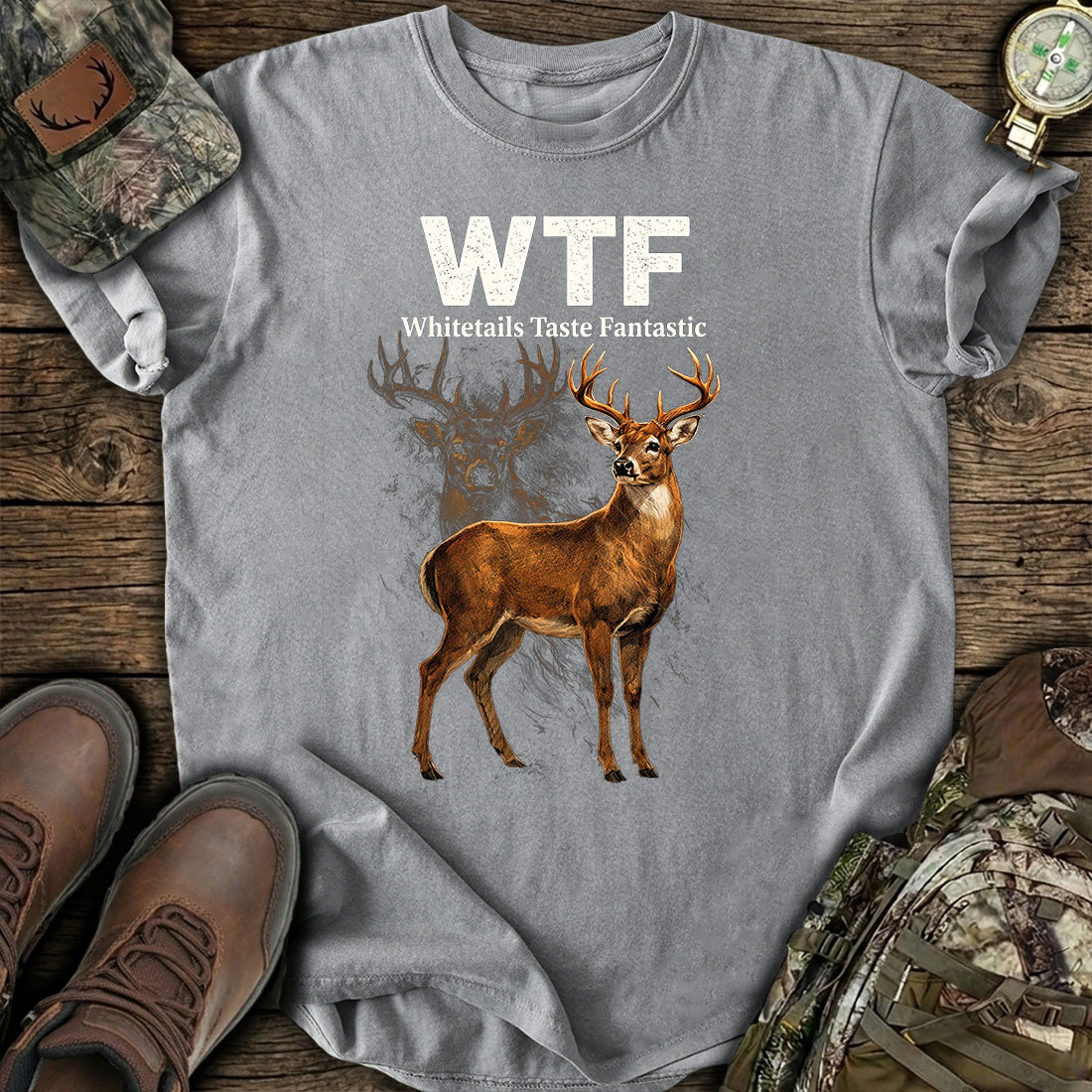 Whitetail Deer Funny Hunting T-Shirt