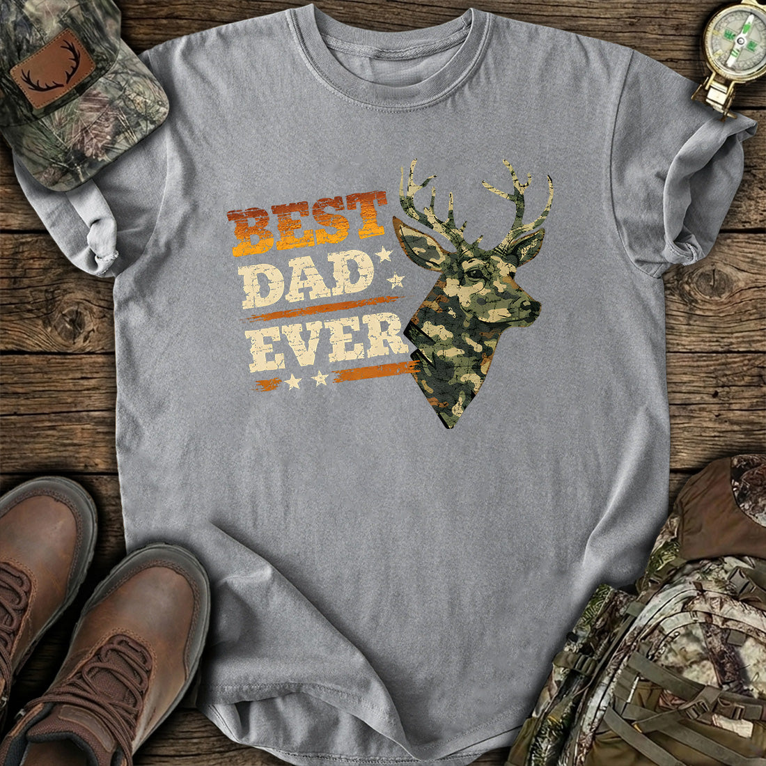 Best Dad Ever Deer T-Shirt