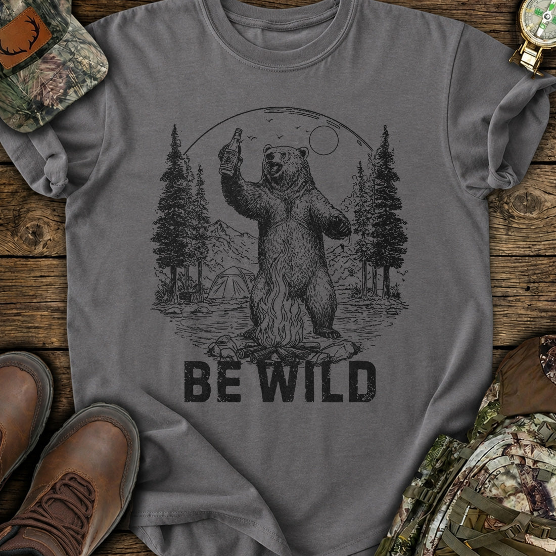 Be Wild Bear T-Shirt