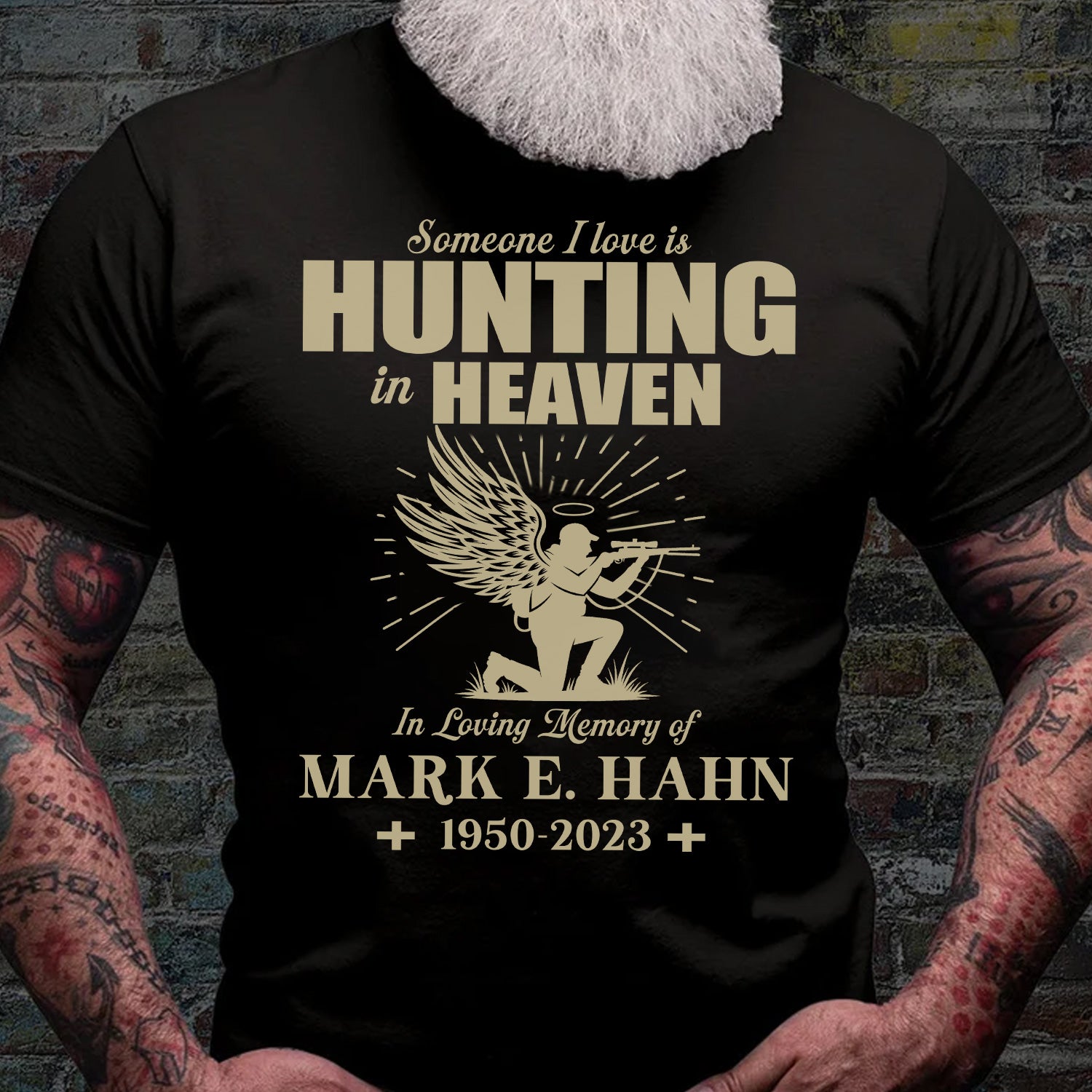 Personalized In Loving Memory Hunting Shirt – Custom Angel Hunter, Memorial Gift for Loved One