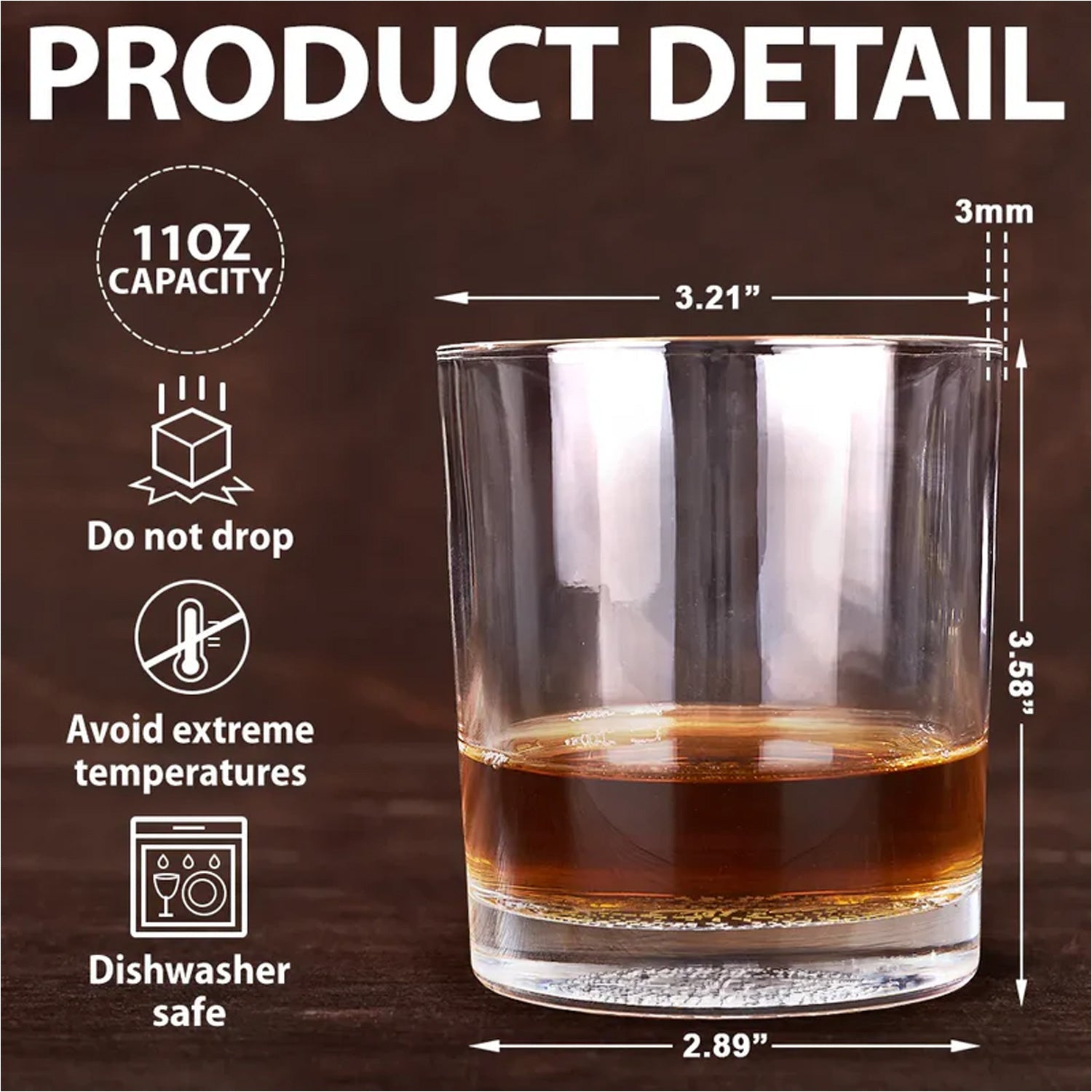 Fishing Engraved Whiskey Glass – Fish Design - Unique Gift for Fishermen & Outdoor Lovers