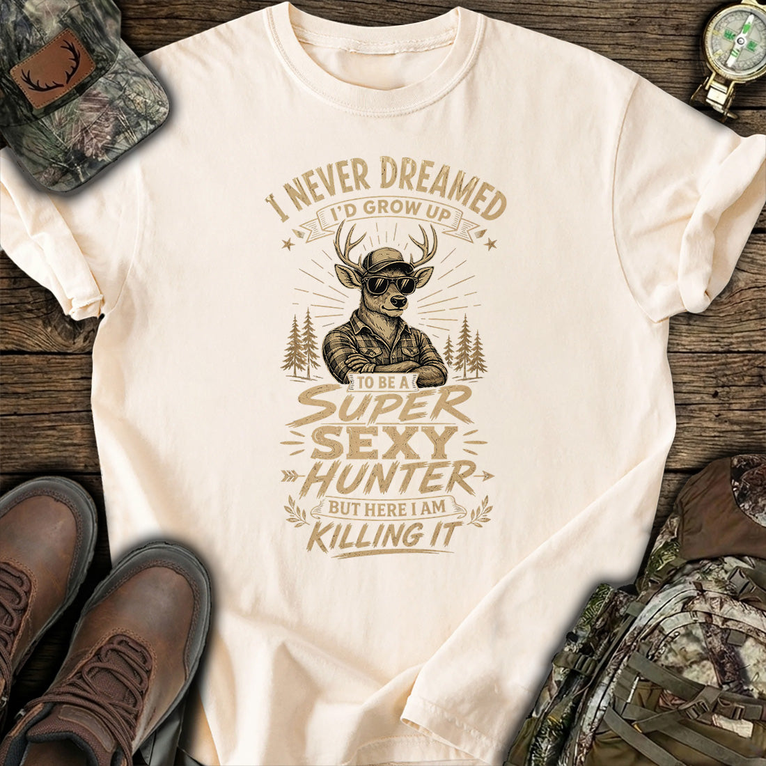 Sexy Hunter Deer Funny T-Shirt