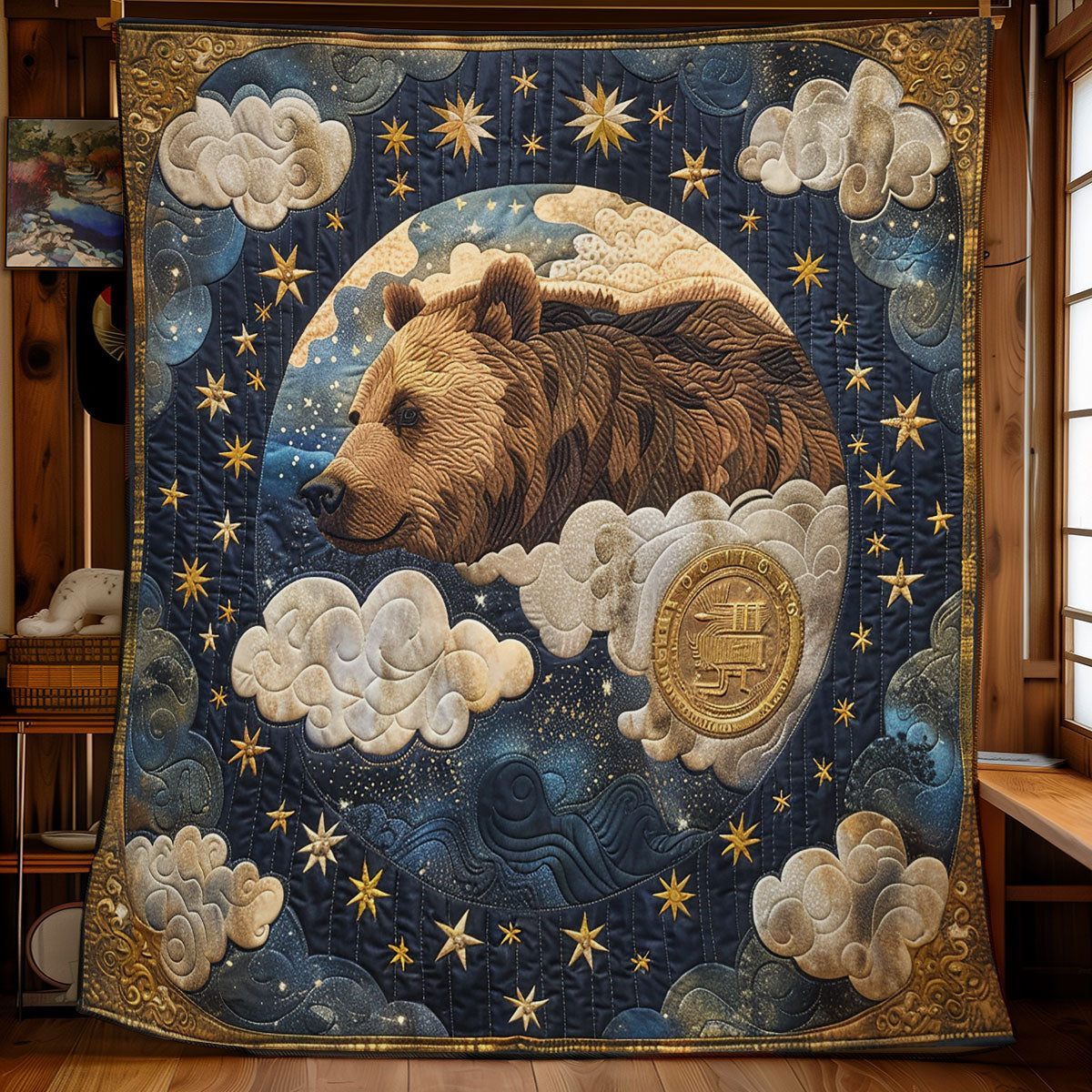 Teddy Bear Woodland Comfort Quilt Blanket