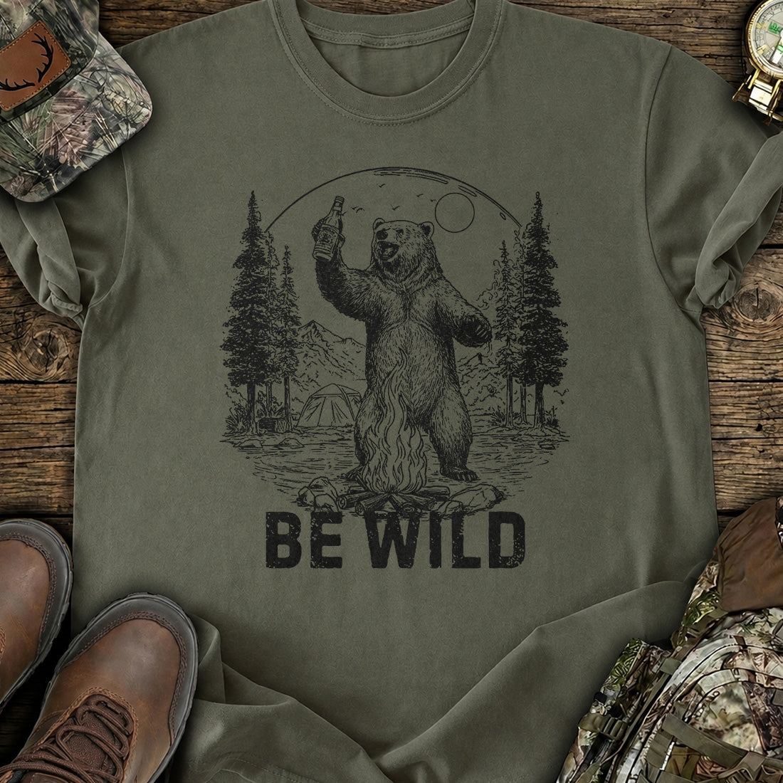 Be Wild Bear T-Shirt