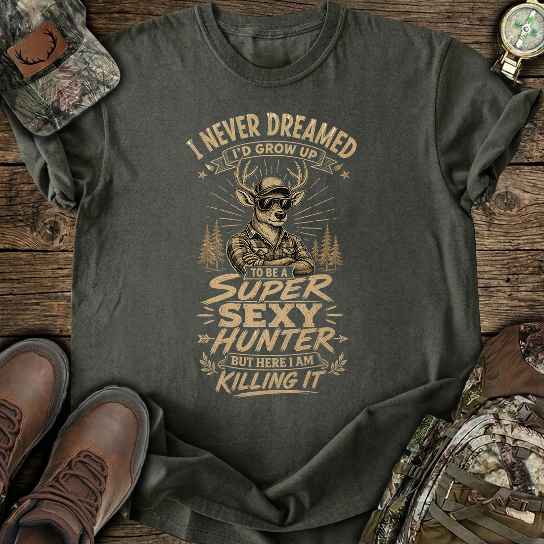 Sexy Hunter Deer Funny T-Shirt
