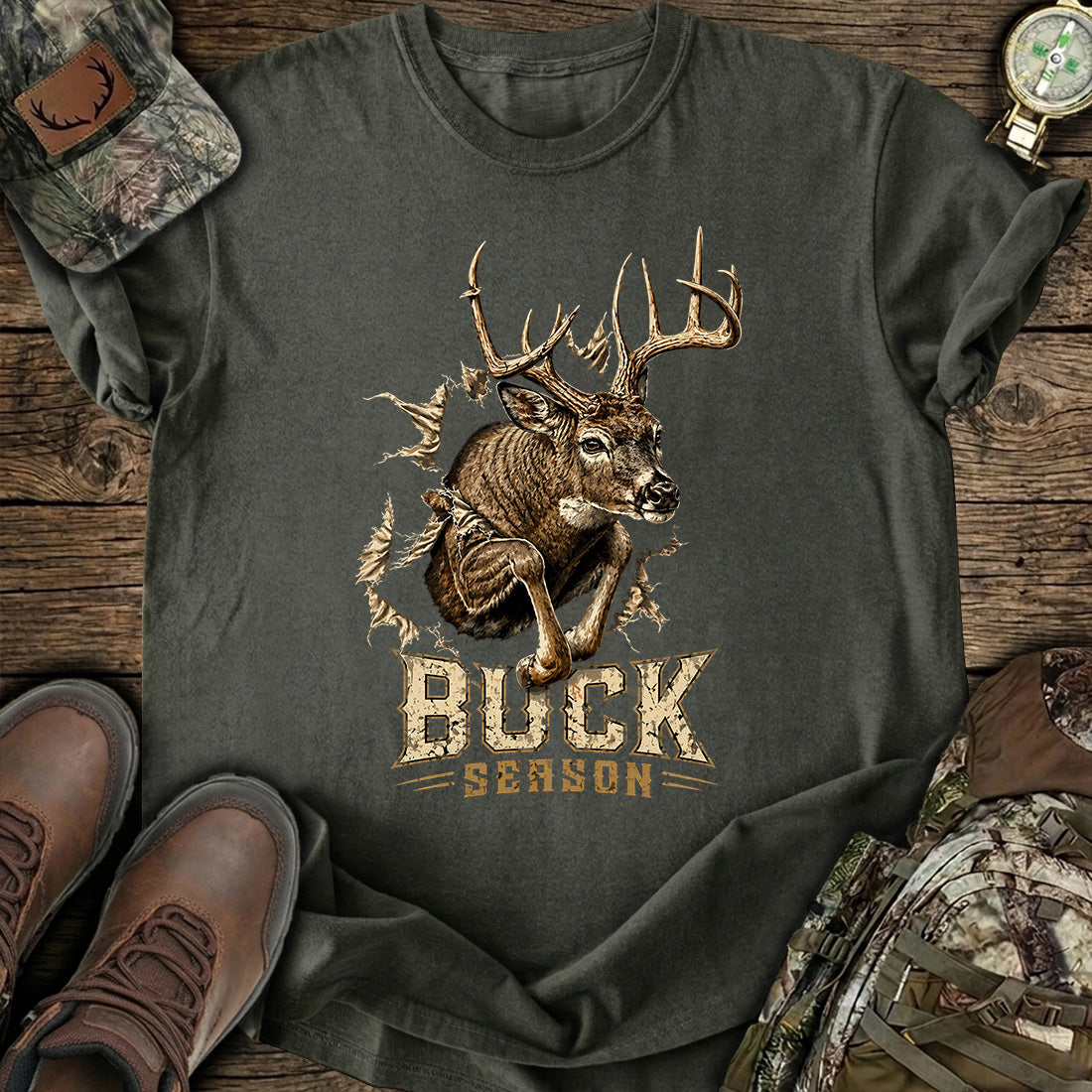 Buck Season Deer Hunting T-Shirt