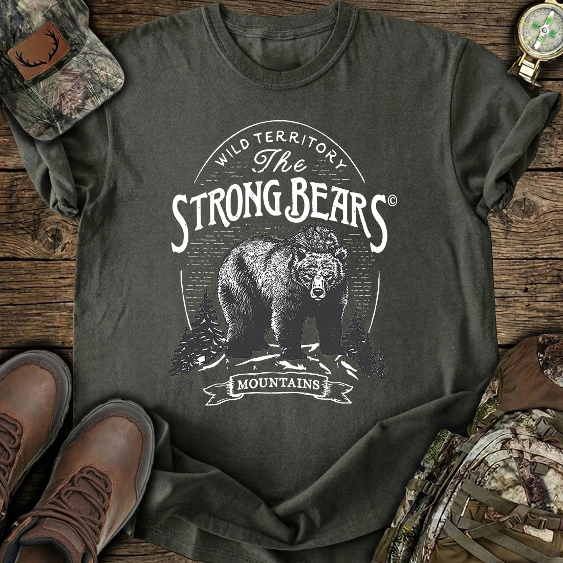 Wildlife Bear Forest T-Shirt