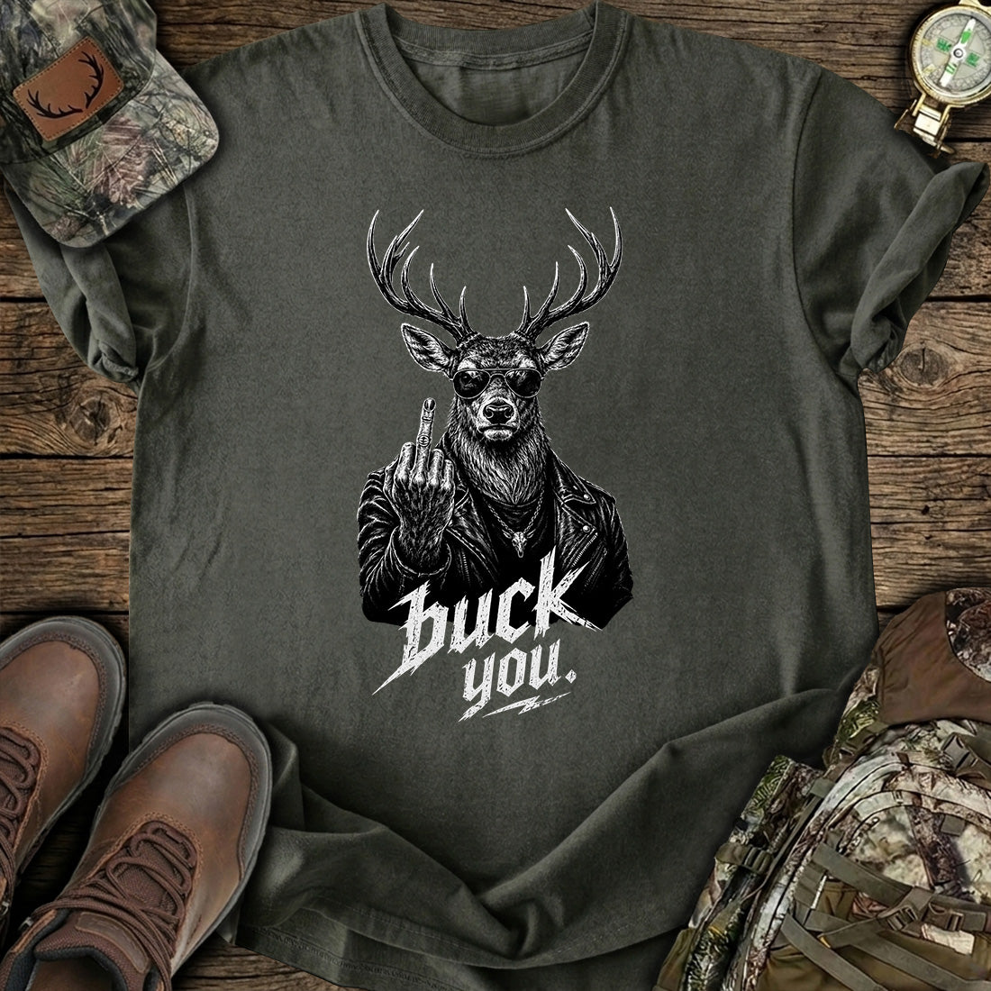 Buck You Deer Funny T-Shirt