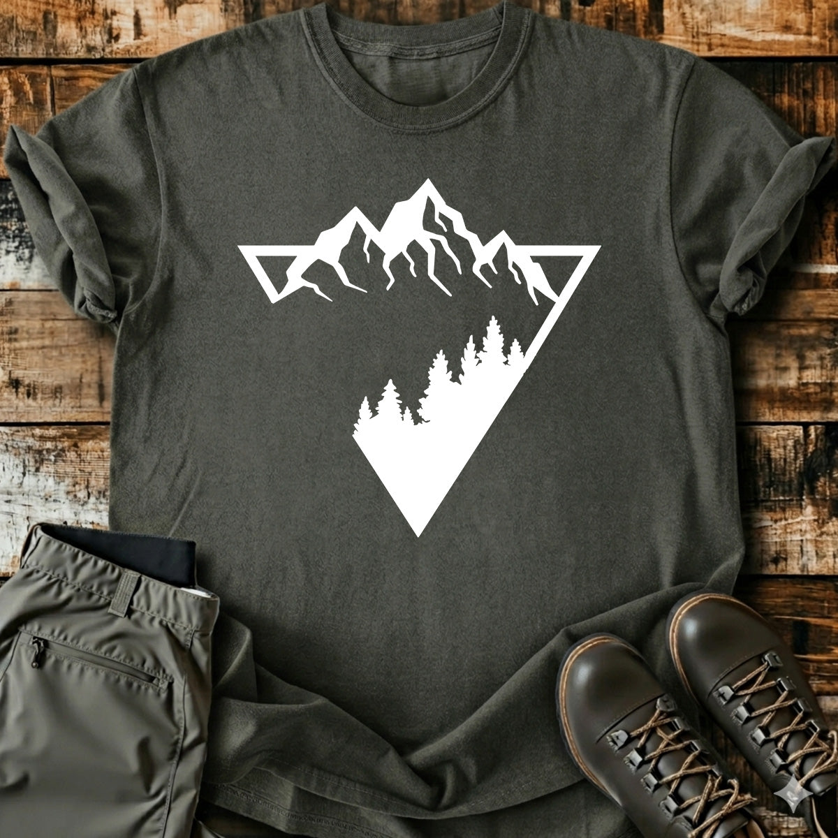Mountain Forest Graphic T-Shirt
