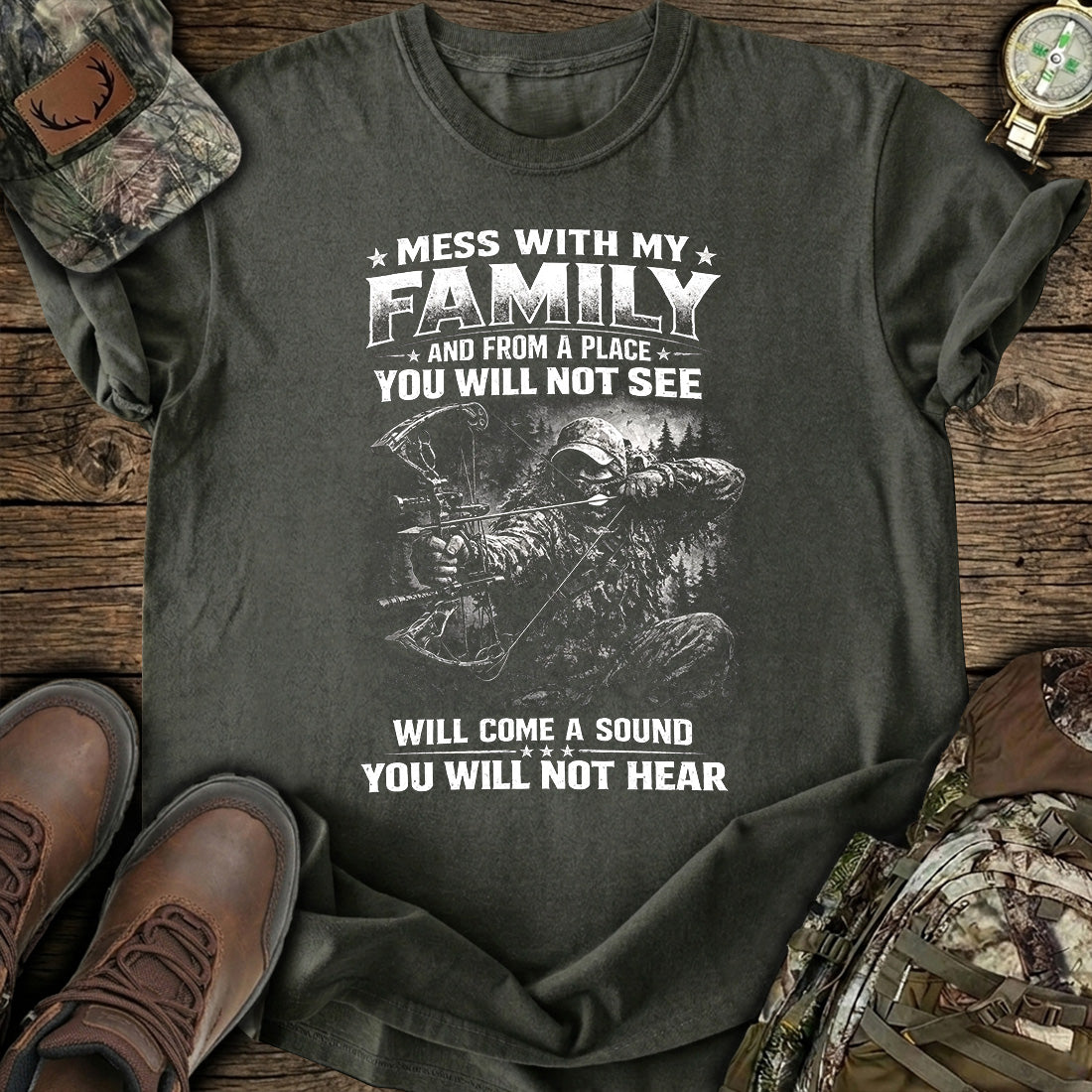 Bow Hunting Family Quote T-Shirt