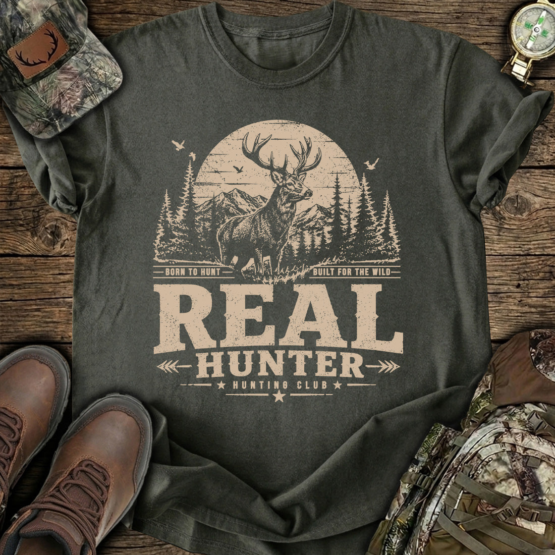 Real Hunter Deer T-Shirt