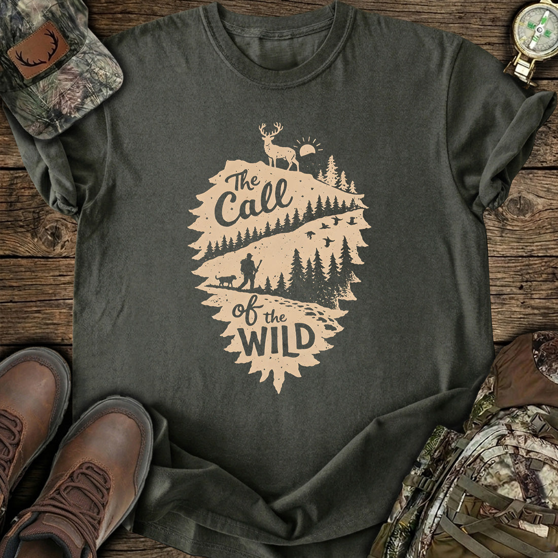 The Call Of The Wild Hunting T-Shirt
