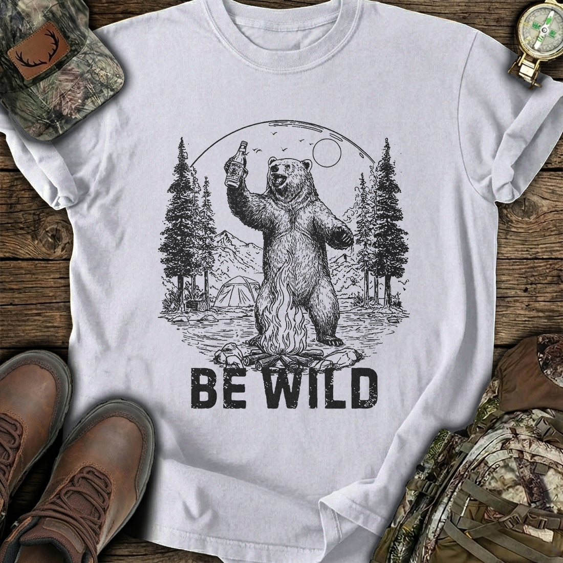 Be Wild Bear T-Shirt