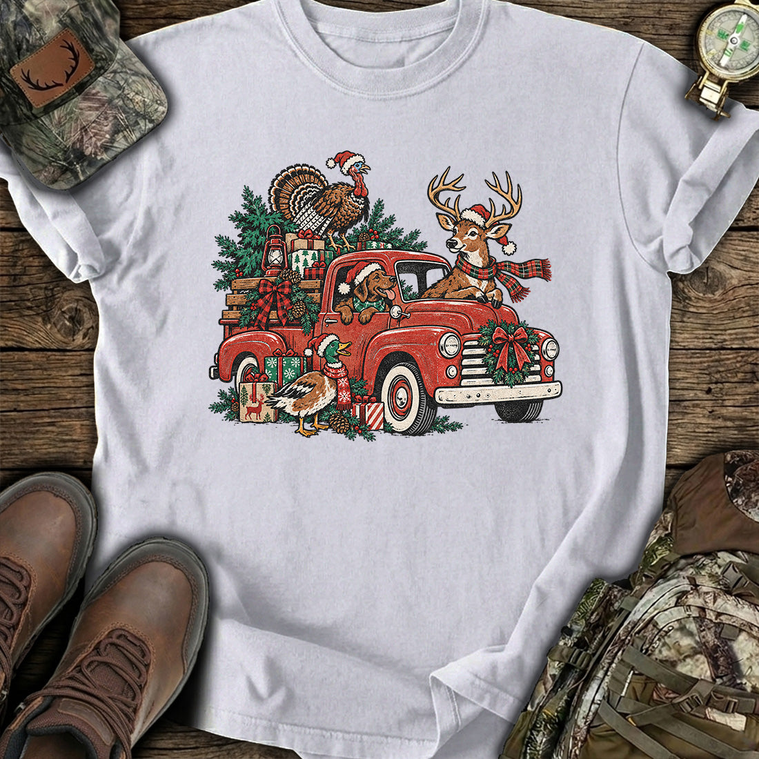 Christmas Truck Hunters T-Shirt