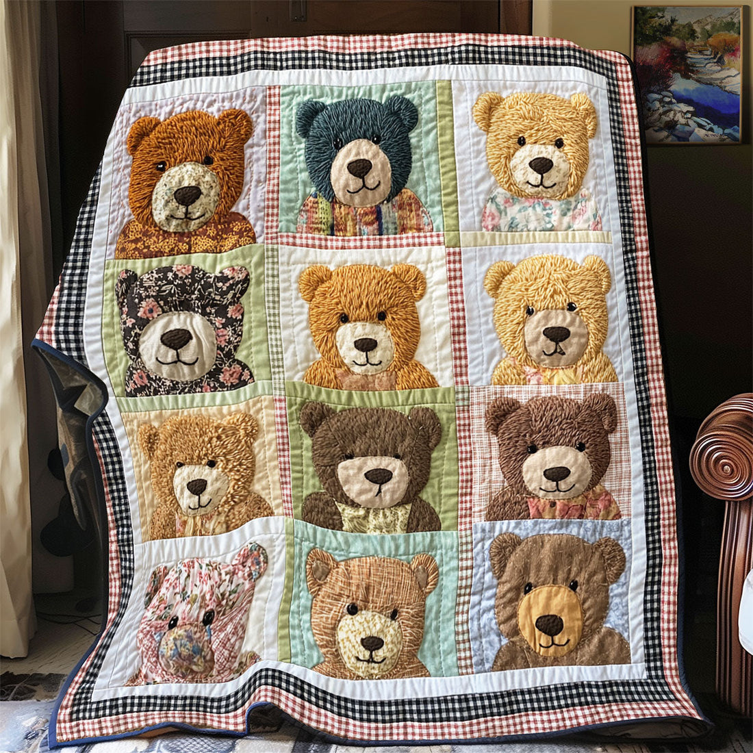 Bear Hugs Quilt Blanket