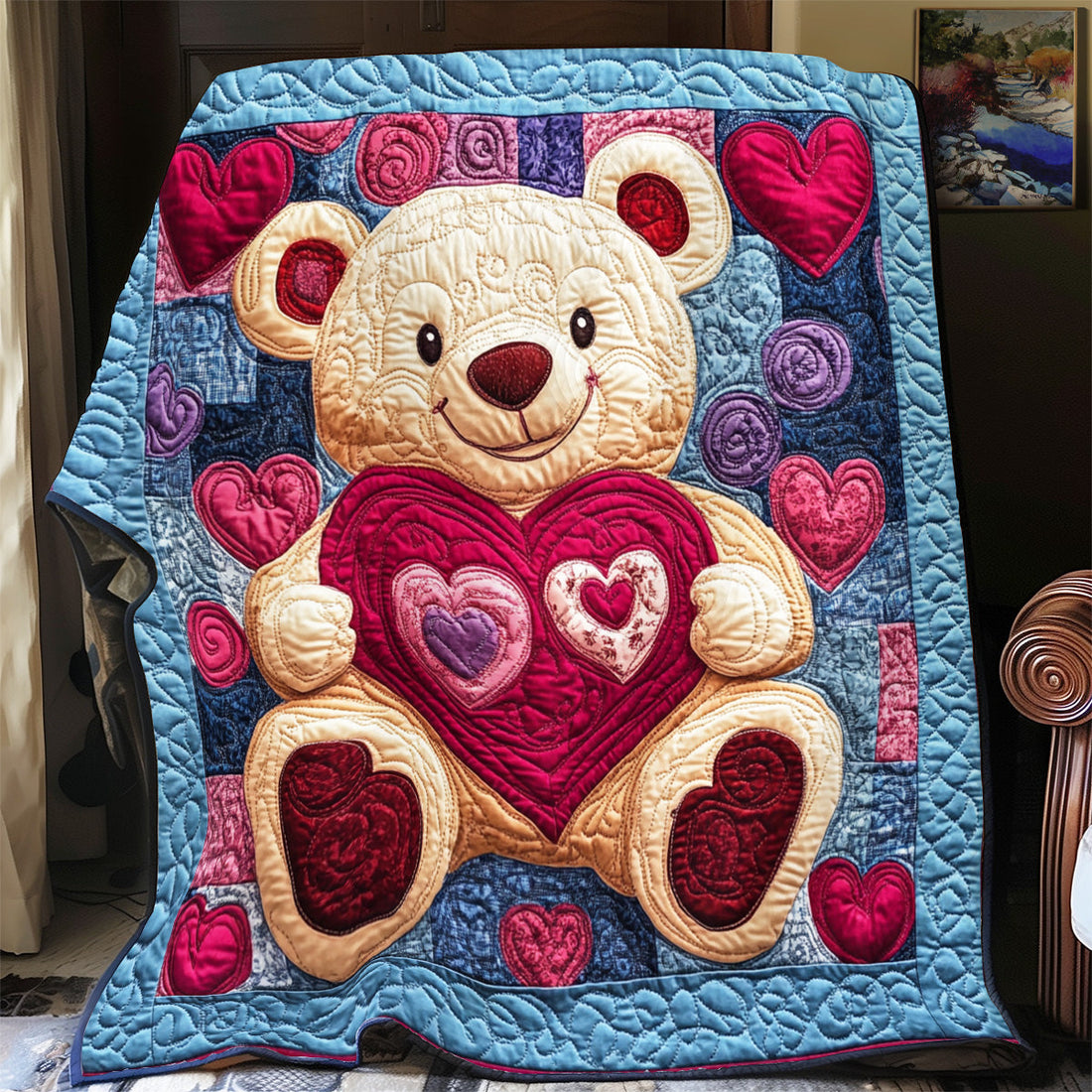 Bear Lover Quilt Blanket