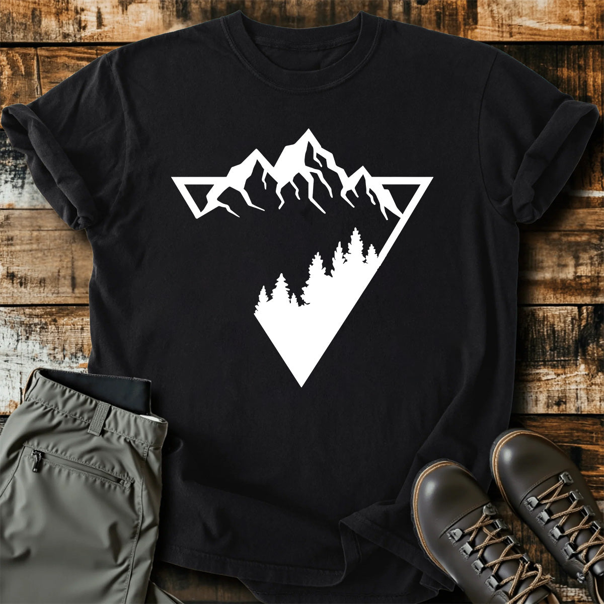 Mountain Forest Graphic T-Shirt