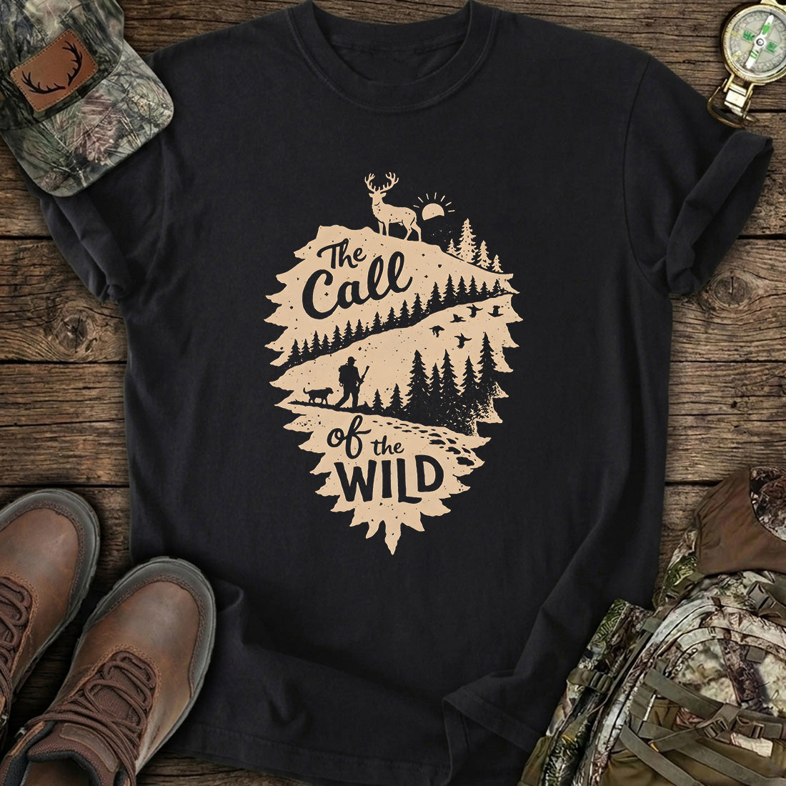The Call Of The Wild Hunting T-Shirt
