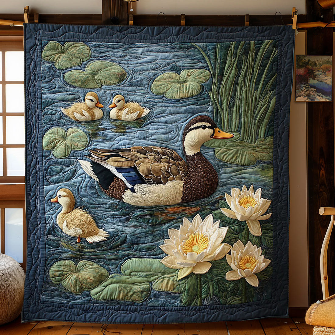 Duck Whisper Quilt Blanket